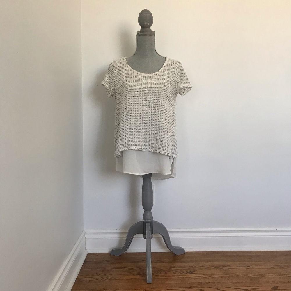 Nordstrom Olivia Moon Knit Tshirt Top